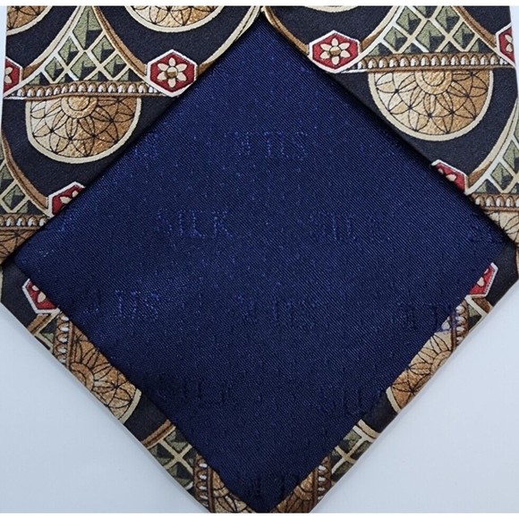 Keith Daniels Classic Apron Style 100% Silk Necktie - Picture 4 of 5